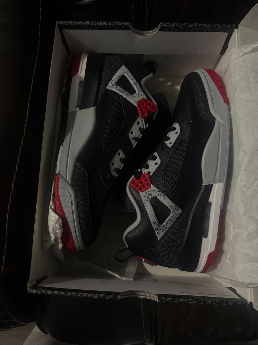 Jordan Men's Black, White & Red Athletic Shoes